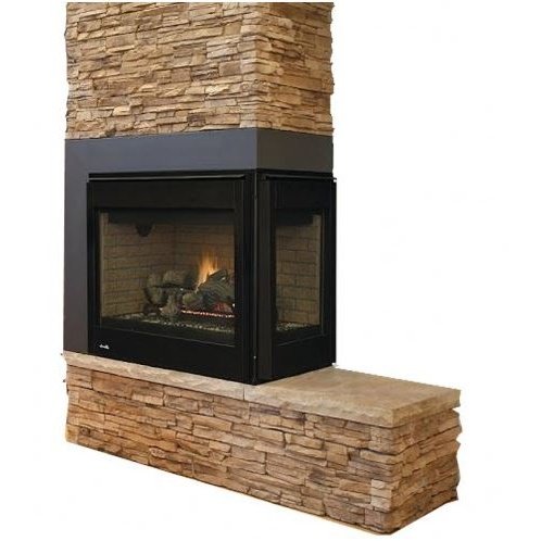 Superior 35" DRT35ST/DRF35PF Multi-View Direct Vent Gas Fireplace - DRT35STDEN