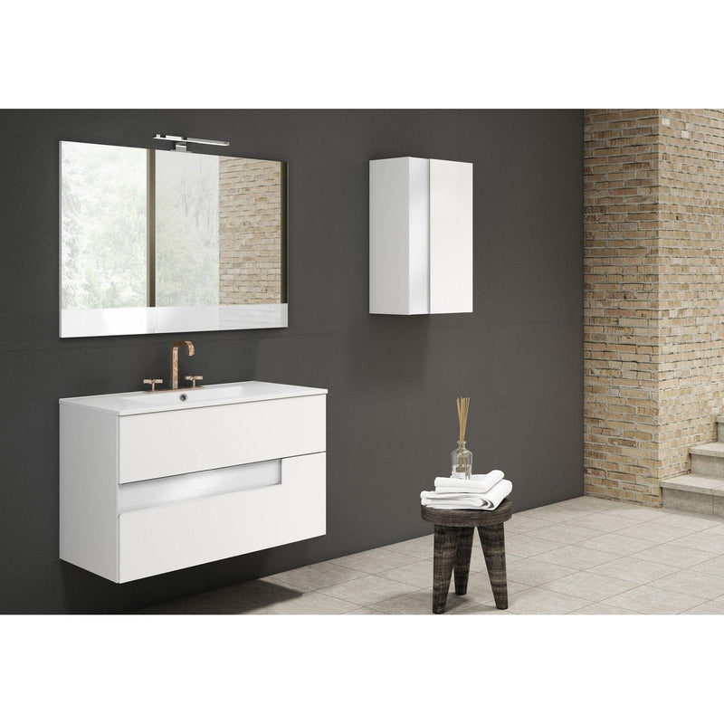 Lucena Bath Vision 24" Contemporary Wood Single Vanity in 6 colors