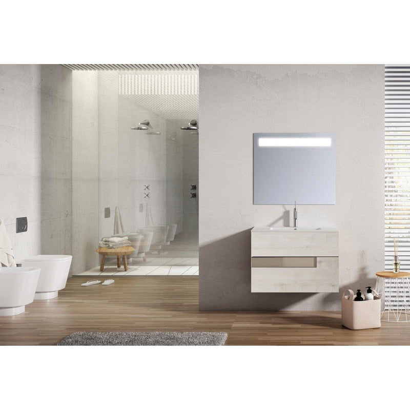 Lucena Bath Vision 24" Contemporary Wood Single Vanity in 6 colors