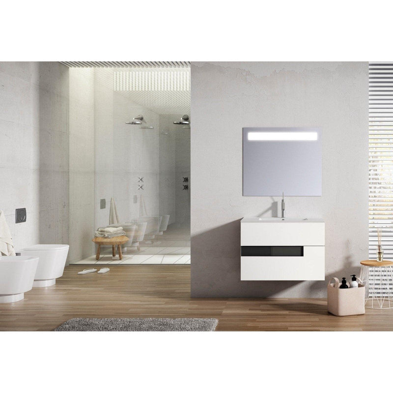 Lucena Bath Vision 24" Contemporary Wood Single Vanity in 6 colors