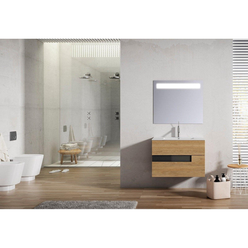 Lucena Bath Vision 24" Contemporary Wood Single Vanity in 6 colors