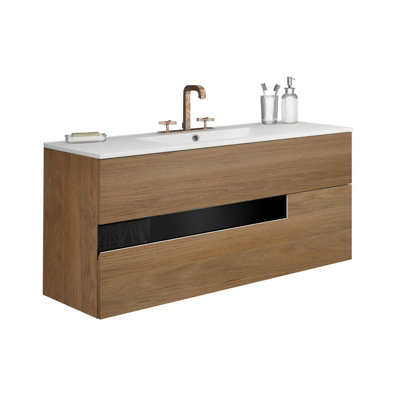 Lucena Bath Vision 64" Contemporary Wood Double Vanity in 6 colors