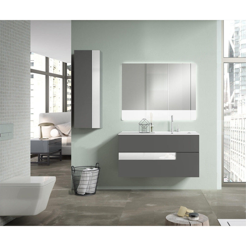 Lucena Bath Vision 40" Contemporary Wood Single Vanity in 6 colors