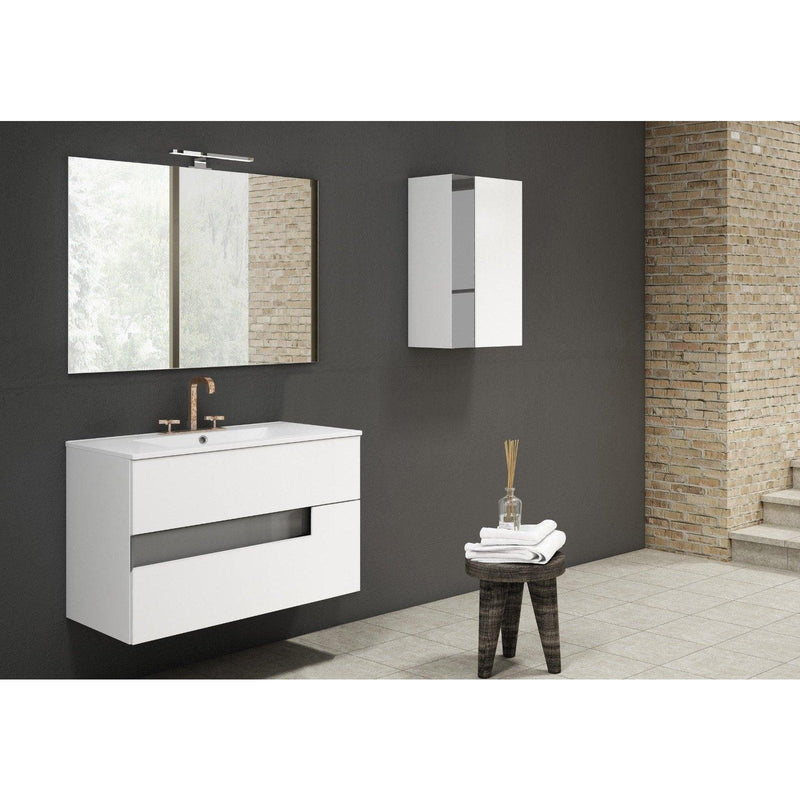 Lucena Bath Vision 24" Contemporary Wood Single Vanity in 6 colors