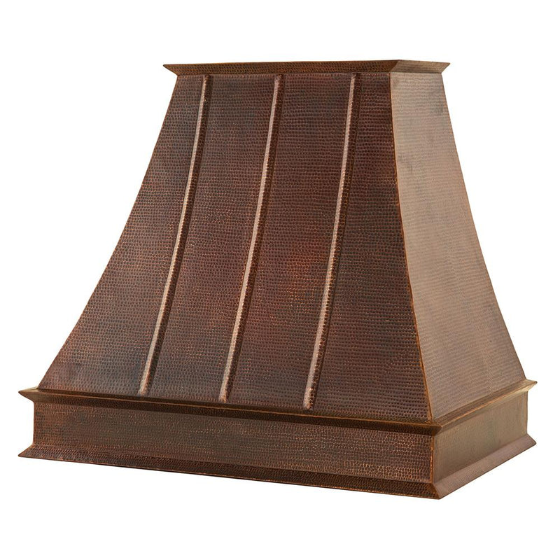 Premier Copper 38 in. Hammered Copper Wall Mounted Euro Range Hood