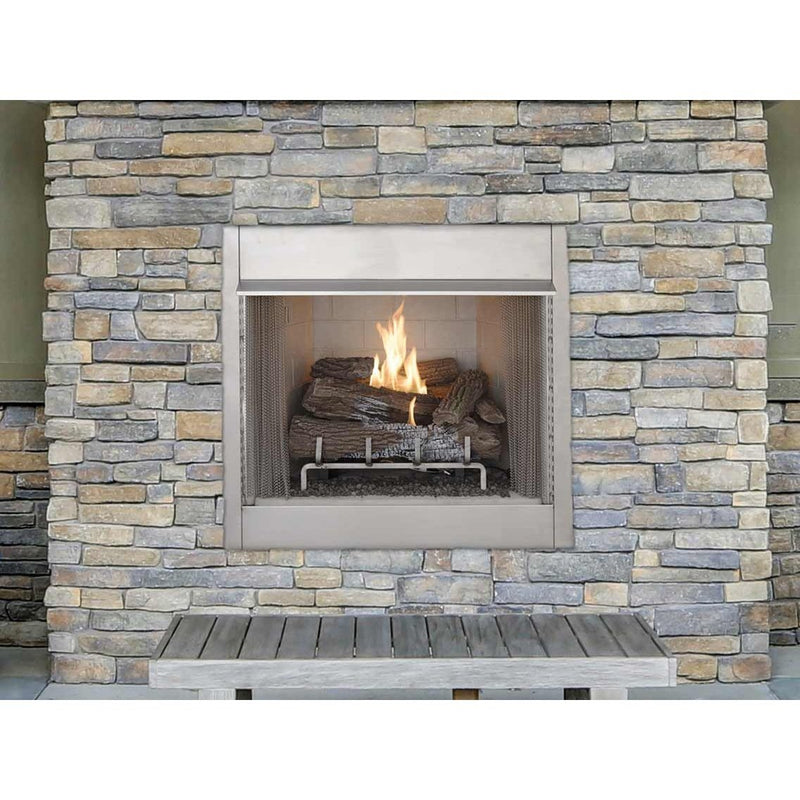 Astria Starlite Outdoor Vent-Free Gas Fireplace with Firebox Only - STARLITE36WS