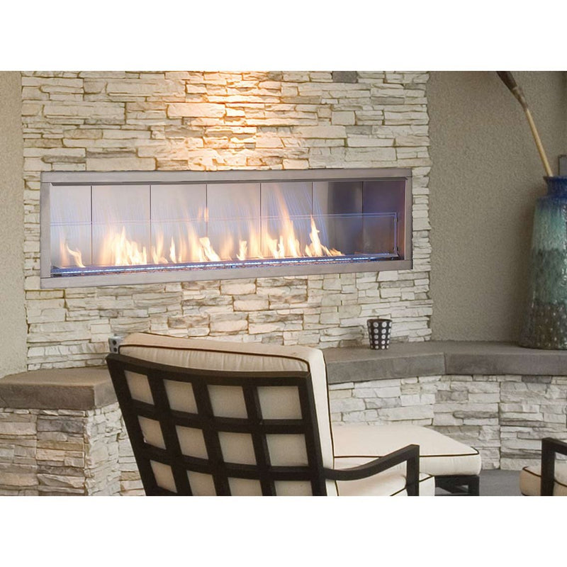 Astria Linear Contemporary Outdoor Vent-Free Fireplace - ODLVF36ZEN