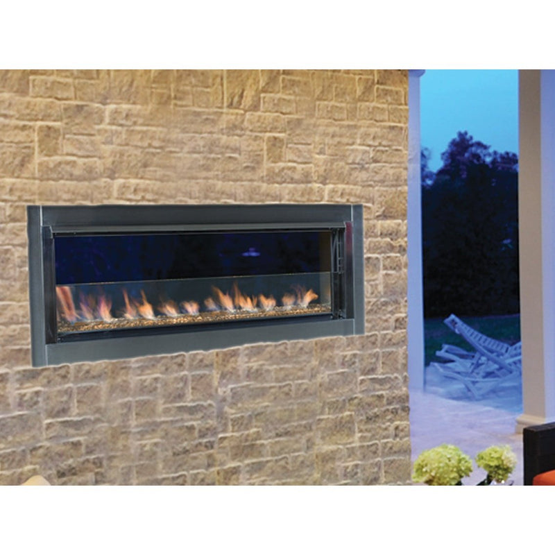 Astria Berlin Lights 43" Linear Contemporary Outdoor Vent-Free Fireplace - BerlinLights43ZEN