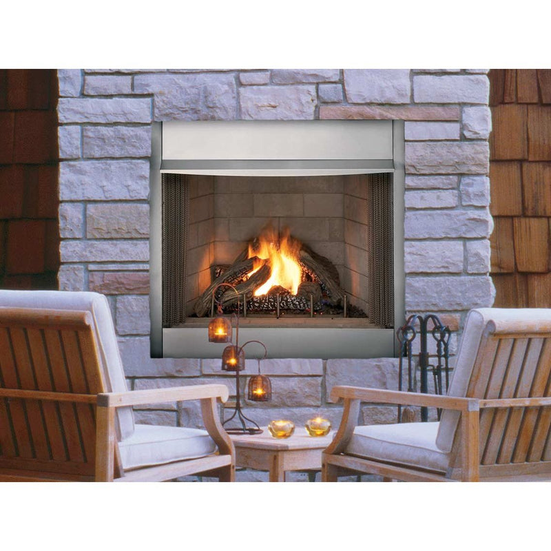 Astria Polaris Outdoor Traditional Vent-Free Gas Fireplace - Polaris36ZEN