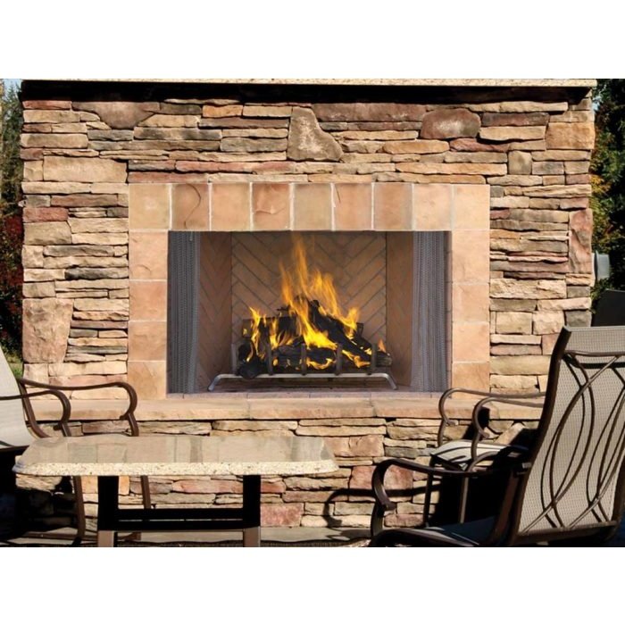 Astria Oracle Outdoor Open-Hearth Wood-Burning Fireplace - Oracle36