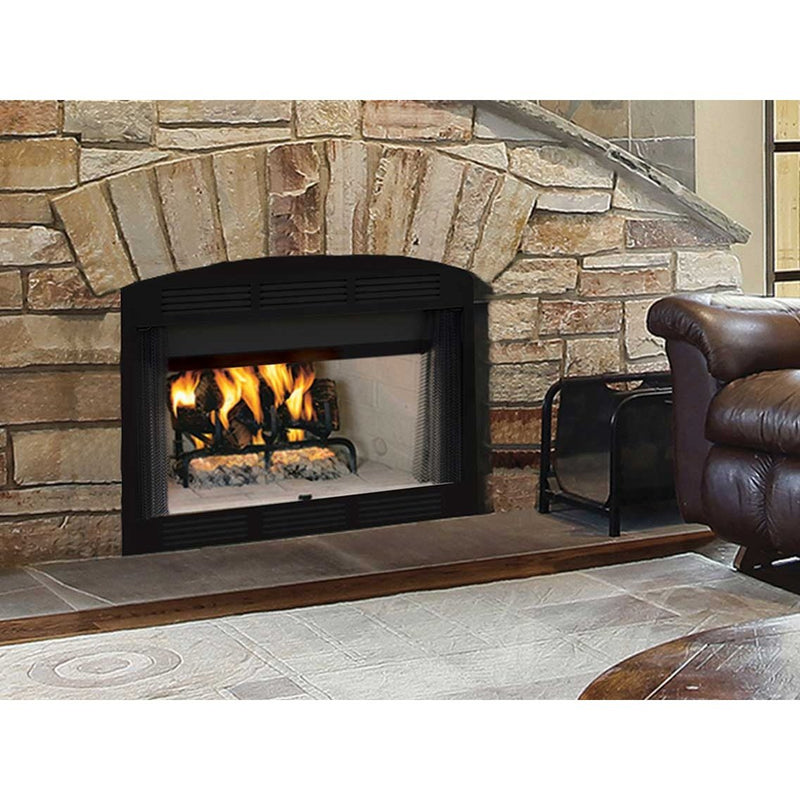 Astria Blackstone Open-Hearth Wood-Burning Fireplace - BLACKSTONE36RWS