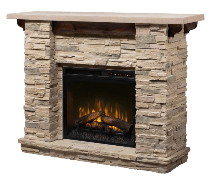 Dimplex Featherston Faux Stone Electric Fireplace X-GDS28L8-1152LR