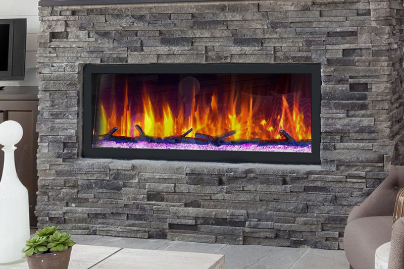 Dynasty Cascade 52'' Recessed Linear Electric Fireplace - DY-BTX52