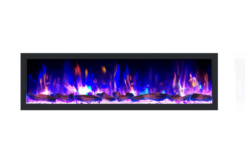 Dynasty Cascade 64'' Recessed Linear Electric Fireplace - DY-BTX64