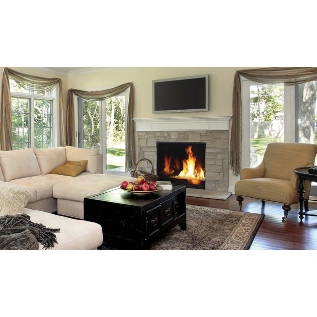 Superior 40"/45' Contemporary Direct Vent Signature Series Fireplace - DRC6340TEN