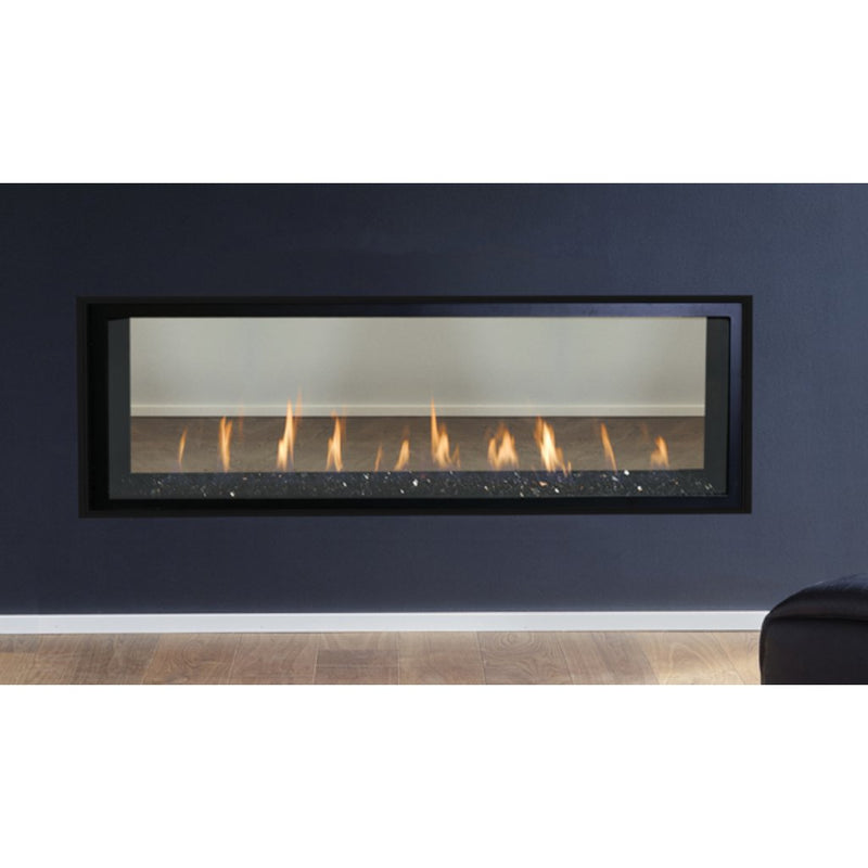 Superior 60" DRL6060 Direct Vent Contemporary Linear Gas Fireplace - DRL6060TEN-B