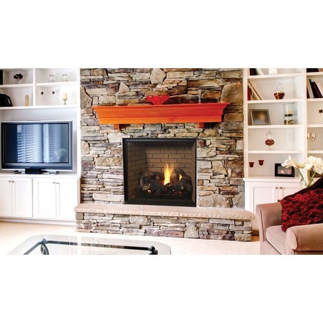 Superior 40"/45" Direct Vent Premium Clean Face Complete Fireplace with Power Vent - DRT6340TYN