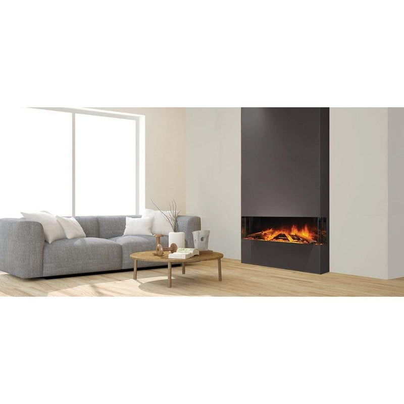 European Home 40" 3-Sided E Series Built-In Electric Fireplace with EvoFlame Burner Technology - EV-FP-ESER-40