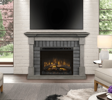 Dimplex Royce 52" Electric Fireplace Mantel With Logs X-GDS28L8-1924SK