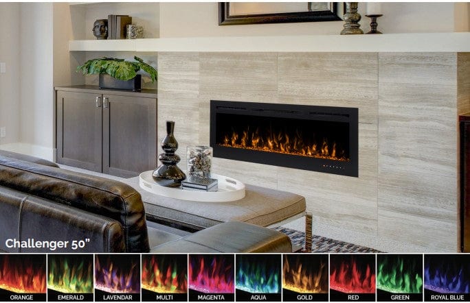 Modern Flames Challenger Recessed Electric Fireplace - CEF-50B