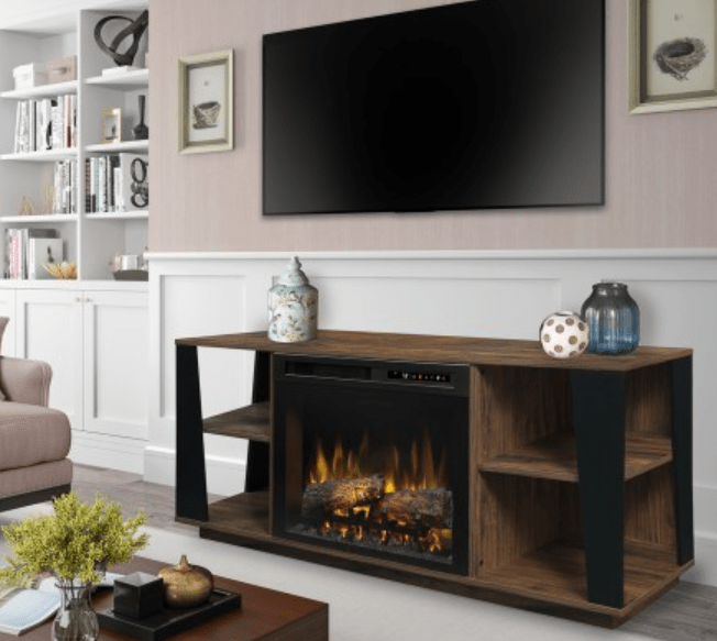 Dimplex Arlo Electric Log Media Console Fireplace X-GDS26L8-1918TW