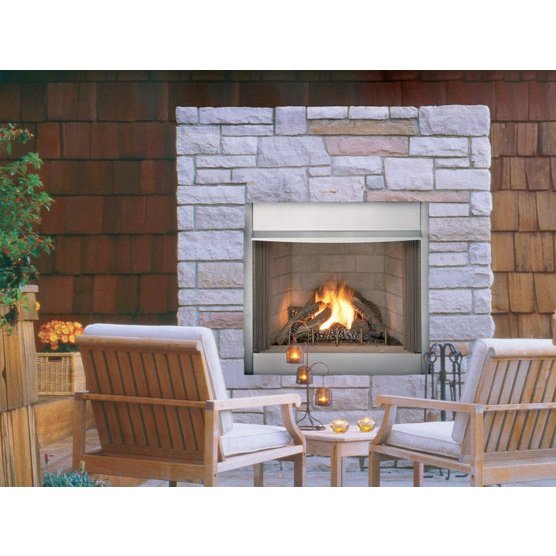 Astria Polaris Outdoor Traditional Vent-Free Gas Fireplace - Polaris36ZEN