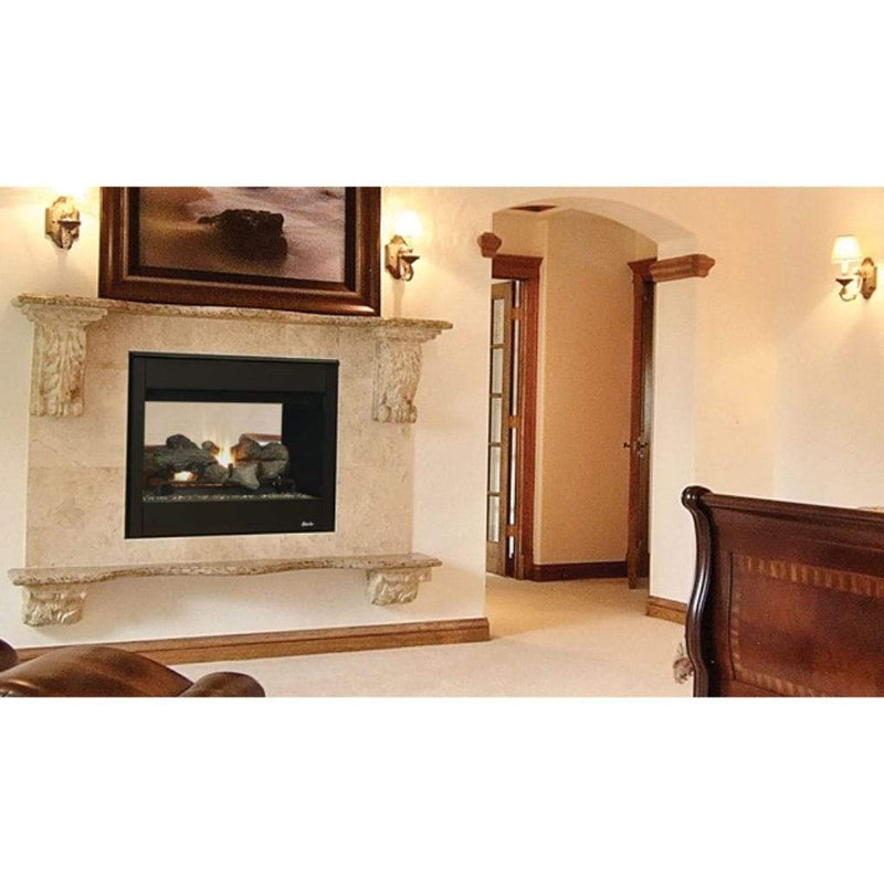 Superior 35" DRT35ST/DRF35PF Multi-View Direct Vent Gas Fireplace - DRT35STDEN