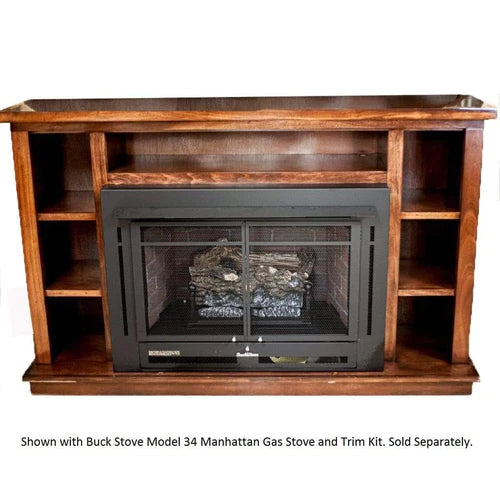 Buck Stove Prestige Mantel Accessory for Model 34" Manhattan Gas Stove - KDMMANPRES