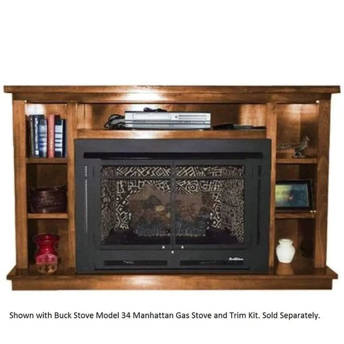 Buck Stove Prestige Mantel Accessory for Model 34" Manhattan Gas Stove - KDMMANPRES