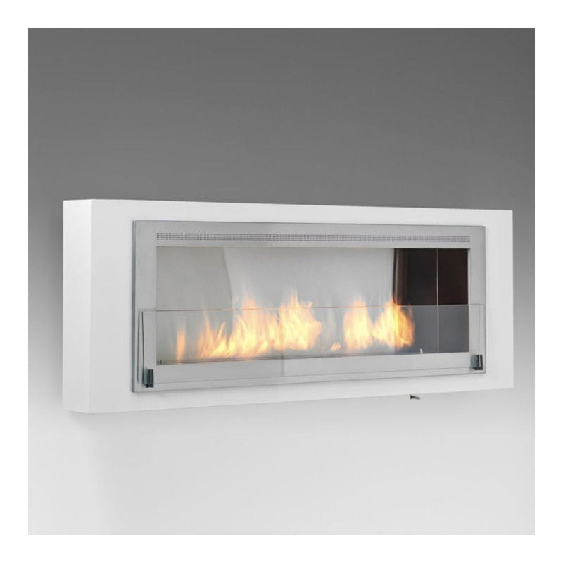 Eco-Feu Santa Cruz 63-Inch Wall Mounted/Built-in Ethanol Fireplace