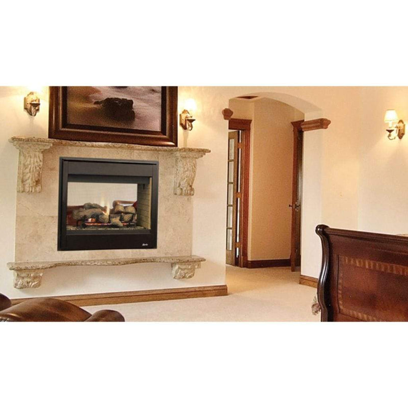 Superior 40" BRT40ST Traditional B-Vent See-Through Gas Fireplace - BRT40STTMN