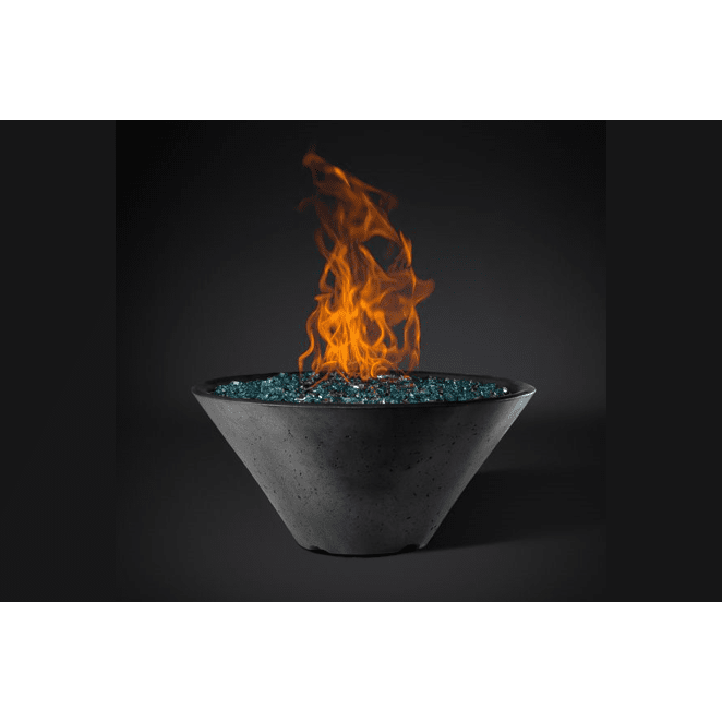 Slick Rock Concrete Ridgeline Conical Fire Bowl with Match Ignition - KRL22CMNG