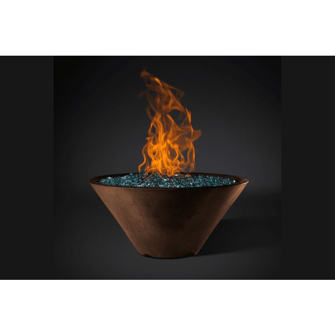 Slick Rock Concrete Ridgeline Conical Fire Bowl with Match Ignition - KRL22CMNG