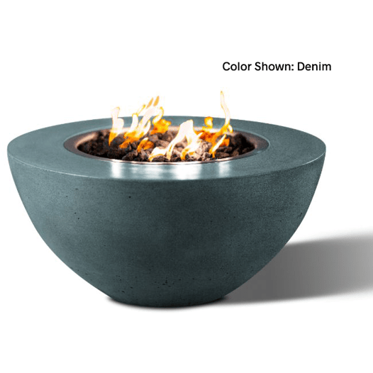 Slick Rock Concrete 34" Oasis Round Fire Bowl with Electronic Ignition - KOF34EING