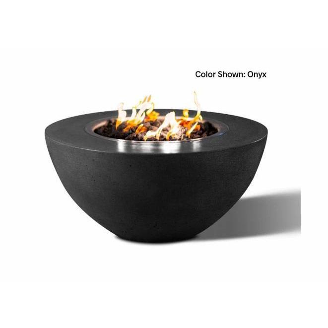 Slick Rock Concrete 34" Oasis Round Fire Bowl with Electronic Ignition - KOF34EING