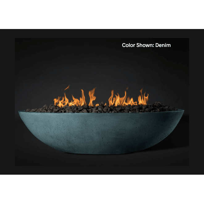 Slick Rock Concrete 60" Oasis Oval Fire Bowl with Electronic Ignition - KOF60EING