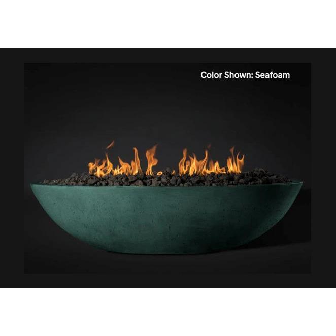 Slick Rock Concrete 60" Oasis Oval Fire Bowl with Electronic Ignition - KOF60EING