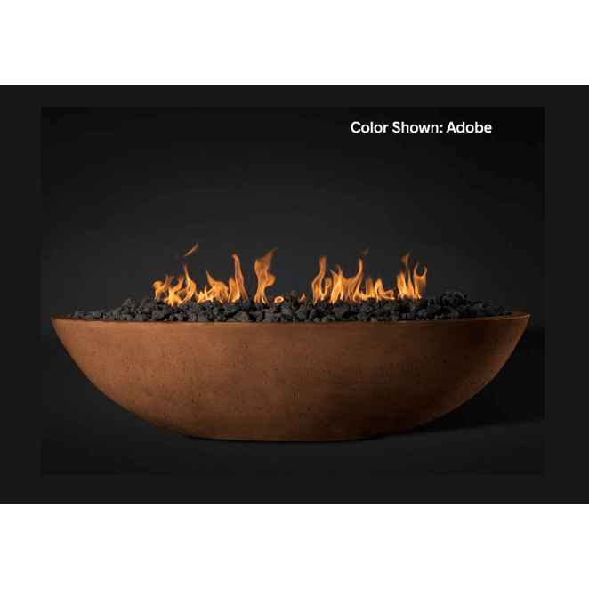 Slick Rock Concrete 60" Oasis Oval Fire Bowl with Match Ignition  - KOF60MNG