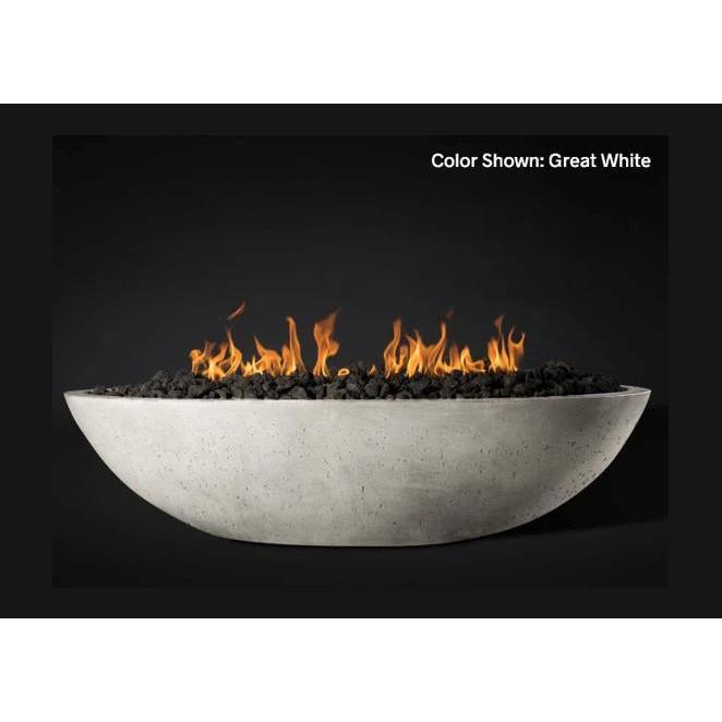 Slick Rock Concrete 60" Oasis Oval Fire Bowl with Match Ignition  - KOF60MNG