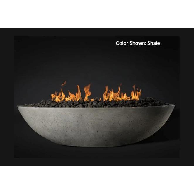 Slick Rock Concrete 60" Oasis Oval Fire Bowl with Match Ignition  - KOF60MNG